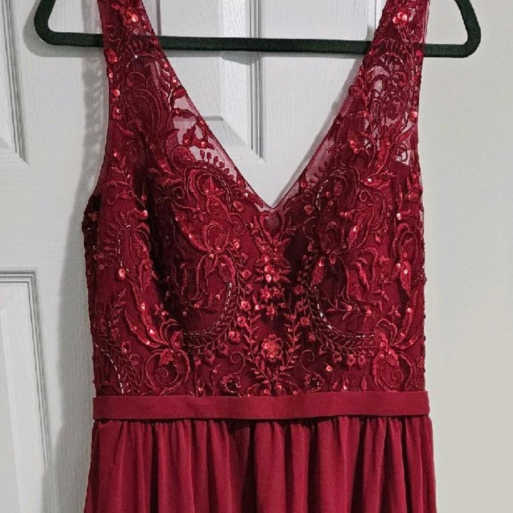 BRAND NEW Kennedy Blue Claret Colored Dress - Size 12